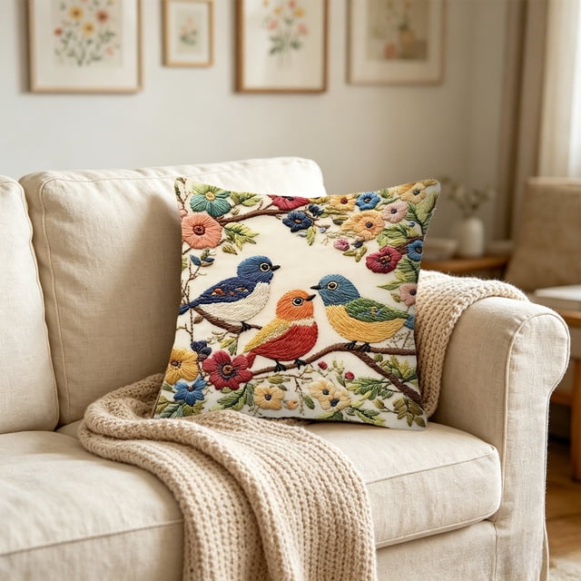 Cute Quadruped Patterns Cushion Cover Soft Throw Pillowcase Removable And Washable Pillowcase For Sofa And Chair Ideal Choice For Summer Sofa And Bedroom Decor