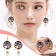 thumbnail image 3 of KDSJSXW 2024 New Easter Women's Earrings Hummingbird Exaggerated Retro Fashion Winged Bird Earrings Earrings Versatile Earrings Fashion Special Earrings Earrings (Navy Blue,One Size), 3 of 6