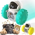 thumbnail image 2 of Alimentador lento para mascotas, dispensador de comida para cachorros, juguete para perros, alimentador lento para perros, dispensador de comida, rueda de Robot de ejercicio, juguete para mascotas peq, 2 of 4