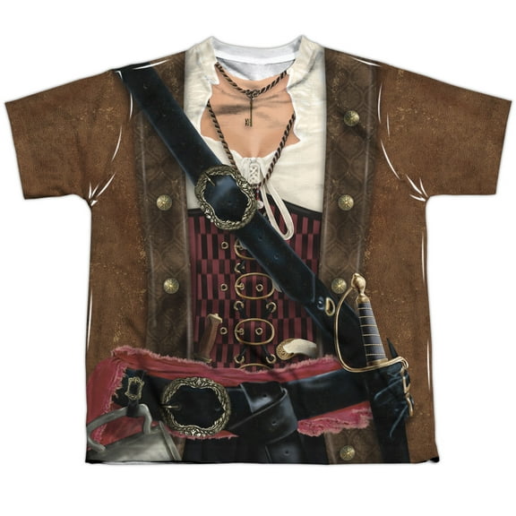 - Pirate Lass - Youth Short Sleeve Shirt - X-Large