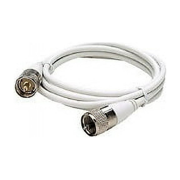 Seachoice 19761 RG58U White Coaxial Antenna Cable, 20 feet