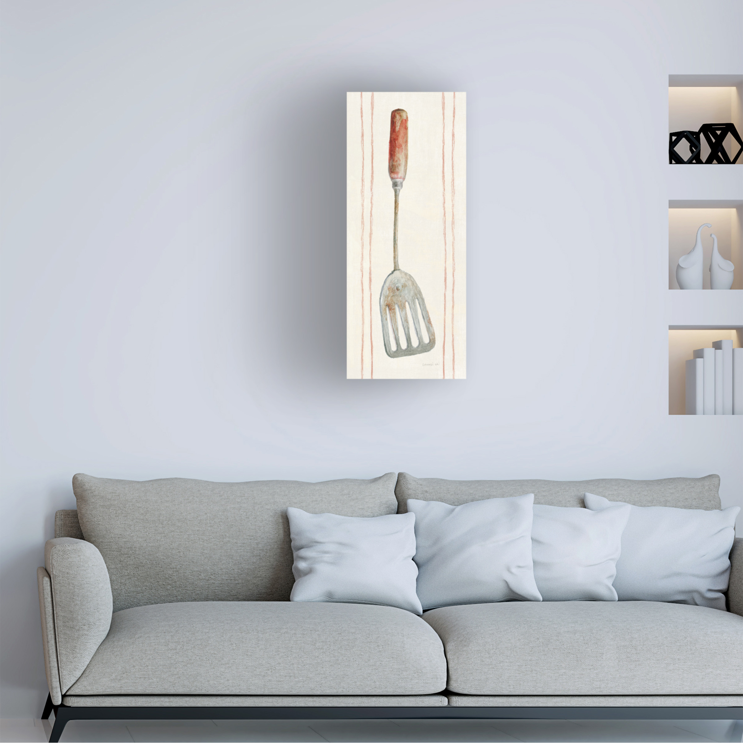 Trademark Fine Art 'Floursack Kitchen IV' Canvas Art by Danhui Nai