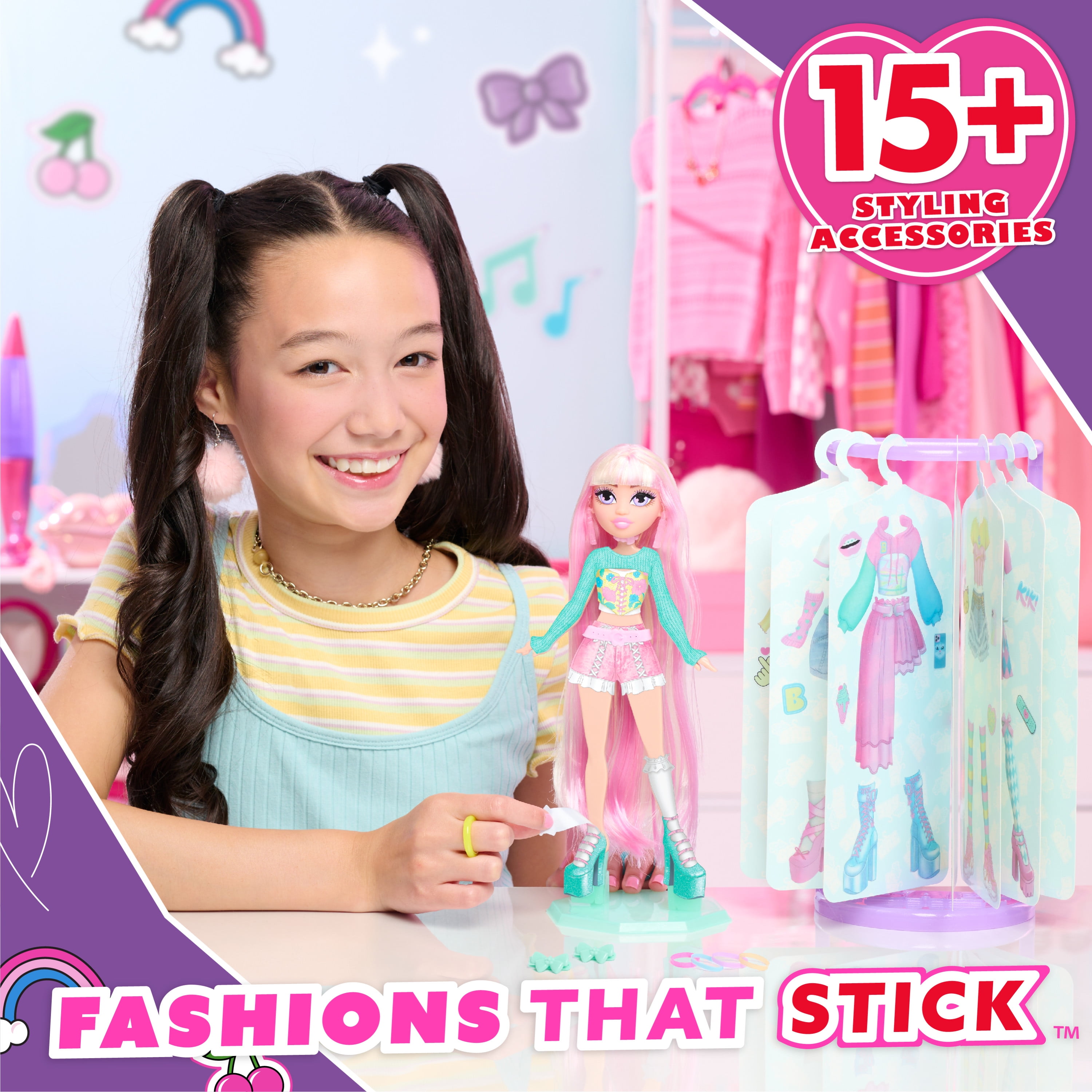Just Play Style Bae Kenzie 10-Inch Fashion Doll and Accessories, 28-Pieces,  Kids Toys for Ages 4 Up