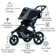 thumbnail image 5 of BOB Gear Revolution Flex 3.0 Jogging Stroller, Graphite Black, 5 of 8