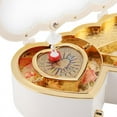 thumbnail image 4 of Domqga Ballerina Music Box,Double Heart Ballerina Musical Jewelry Box Storage Case for Little Girls, Musical Box, 4 of 9