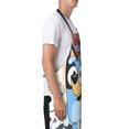 thumbnail image 3 of Lsque Bluey Waterproof Apron Chef Aprons for Men Heavy Duty Chemical Work Apron Extra Long Grilling Aprons with Adjustable Bib Apron, 3 of 9
