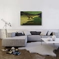 thumbnail image 2 of ARTCANVAS Moonlight Wolf Canvas Art Print by Frederic Remington - Size: 40" x 26" (1.50" Deep), 2 of 9
