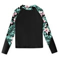 thumbnail image 1 of vastwit Kids Girls Rash Vest Long Sleeve Rash Guard Swim Shirt UPF 50+ UV Protection Quickly Dry Black 10, 1 of 5