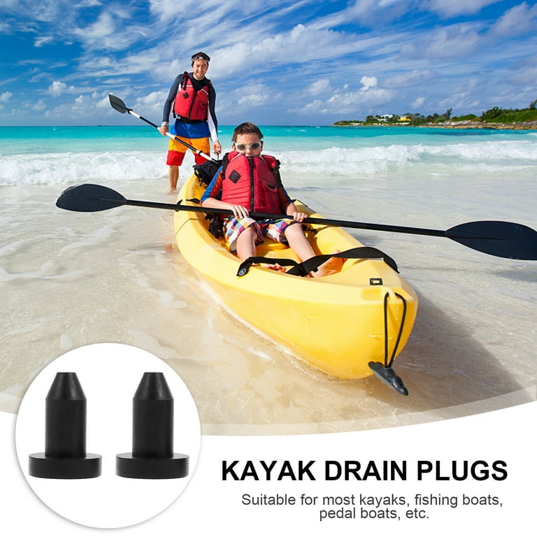 2Pcs Kayak Drain Plugs Neoprene Scupper Plugs Drain Hole Stoppers Kayak  Parts