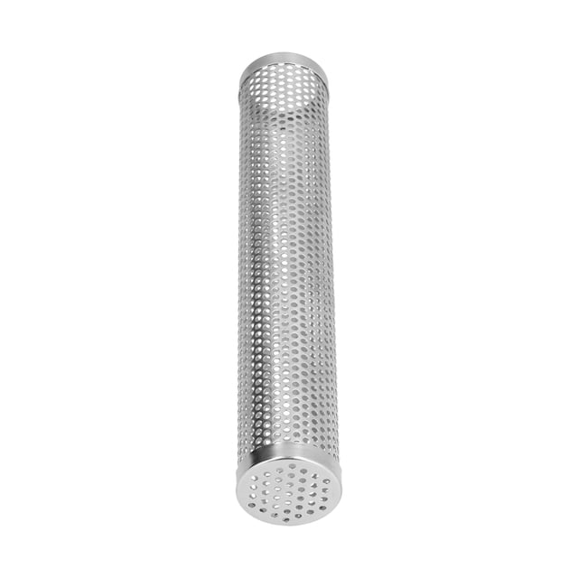 CAJA AHUMADORA DE ACERO INOXIDABLE DE GRAN CAPACIDAD, TUBO AHUMADOR DE PELLETS PARA BARBACOA, PARA ACAMP AL AIRE LIBRE