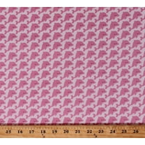 Cotton Dolphins Cute Aquatic Mammals Nautical Ocean School of Dolphins Pink Fish Under the Sea Kids Cotton Fabric Print by the Yard (C5962-PINK)