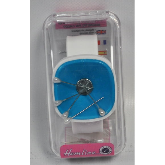 Hemline Wrist Super Pinny Magnetic Pin Caddy Assorted Colors