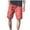 (New50)Red, variant on Thousandth Streetwear Cargo Shorts Men Vintage Elastic Waist Everyday Shorts Drawstring Casual Work Shorts Breathable Fashion Summer Shorts for Men