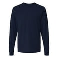 thumbnail image 4 of Tultex 202LS Fine Jersey Long Sleeve T-Shirt-Navy-L, 4 of 6