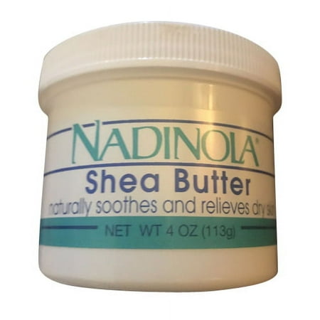 Nadinola Shea Butter Naturally Soothes and Relieves Dry Skin, 4 Oz
