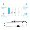 thumbnail image 3 of Riwesomey Plástico Led Ear Pick Ajustable IP67 Interfaz USB a prueba de agua 5.5mm Lente Botón Control Earpick Earwax Remover Cuchara de limpieza Artesanía Riwesomey TO009880-00B, 3 of 6