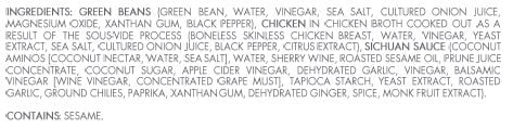 Kevin's Natural Foods Sichuan Chicken Green Bean Stir Fry, Fully Cooked Entree, 16 oz