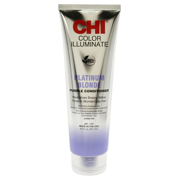 Acondicionador CHI Ionic Color Illuminate Rubio Platino 8.5 oz Unisex