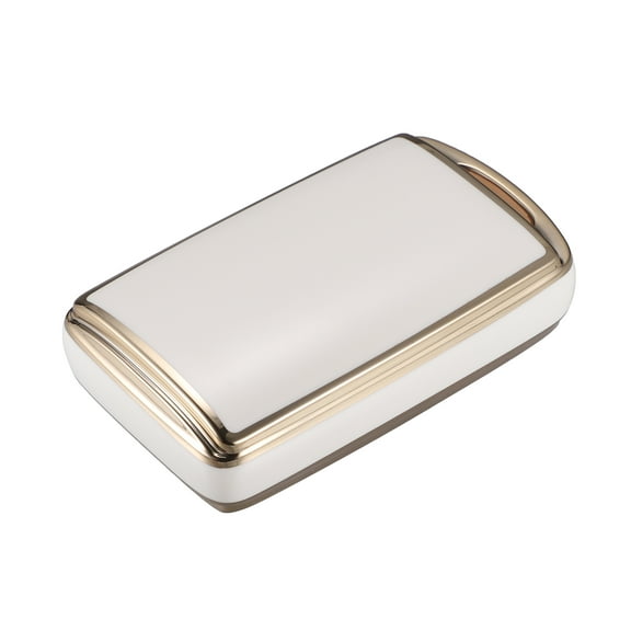 Unique Bargains 3 Buttons Remote Keyless Key Fob Cover Shell Case for Volvo XC90 XC60 S60 S90 XC40 2016-2021 TPU White