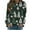 X293 Green, variant on Staron Ugly Christmas Sweatshirt for Women Christmas Print Crewneck Tops Casual Fashion Long Sleeve Pullover Xmas Tops Plus Size Vintage Blouse Women Gift