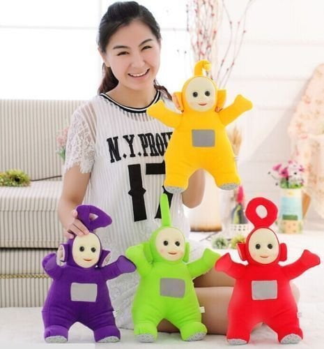 NEW OFFICIAL 10" SITTING TELETUBBIES PO SOFT PLUSH TOY 