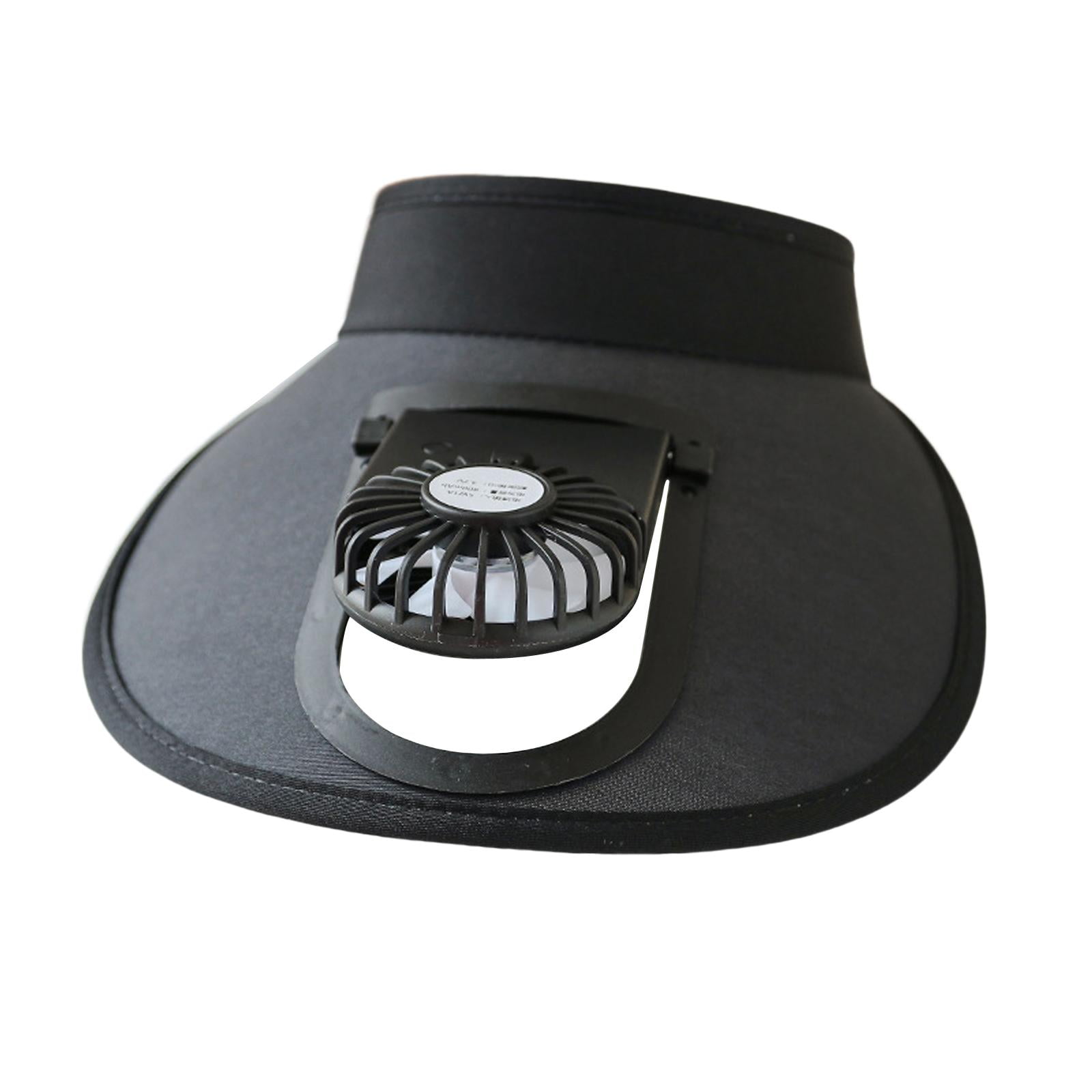 Sun Visor Hat with Fan Summer Three Speed Visors for Women Men