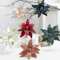 thumbnail image 2 of PEIBang Artificial Christmas Flower Decor,Poinsettia Flowers for Wreath Bouquet Wedding Anniversary Birthday Mothers Day Decor, 2 of 7