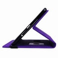 thumbnail image 5 of Dteck Case with Stand for Kindle Paperwhite 12th Gen 2024 Released (7") & Kindle Colorsoft Signature Edition, Anti-Slip Stand Embossed Leather Soft TPU Back Protective Cover with Elastic Strap, Purple, 5 of 6