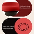 thumbnail image 4 of Plateau de Table Basse avec Rangement Diamètre 25 cm Bol à Fruits Haut pour Collations Noix Service Design en Plastique Rouge et Blanc, 4 of 6