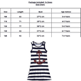 thumbnail image 2 of Robe Maxi à Rayures Ancre à Paillettes Rouges Bleu Marine pour Filles Enfants Boho Robe d'Été, 2 of 2