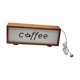 thumbnail image 2 of Marco de letrero de café con lámpara de mesa de luz 10.24x2.36x3.94 "Decoración decorativa de la estación de café para restaurantes de cocina de café Color de madera, 2 of 8