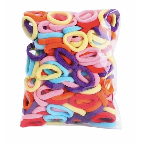 Kids Candy Color Elastic Hair Ties, Multicolor