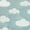Blue, variant on Paco Home Kids Rug with Charming Clouds for Nursery in Pastel Pink