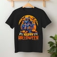thumbnail image 2 of Happy Halloween Haunted House – T-Shirt / Hoodie / Sweatshirt – Halloween Nostalgia – Family & Friends, 2 of 6