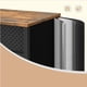 thumbnail image 4 of SONGMICS Armario de Almacenamiento, Aparador de Metal, Estante Ajustable, Doble Puerta Magnética, Marrón Rústico y Negro, 4 of 9