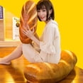 thumbnail image 2 of Dsseng 3D Simulation Bread Shape Pillow Soft Butter Bread Food Plush Cushion Stuffed Toy for Home Decor 23.6”, 2 of 7