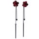 thumbnail image 1 of Pendientes colgantes de rosa de cadena larga, pendientes colgantes de barra vertical negra, pendientes colgantes para mujer, 1 of 8