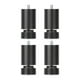 thumbnail image 1 of 4 patas de mesa M10 para muebles, patas de sofá de aleación, rosca M10 para marco de cama. Negro 6cm, 1 of 7