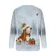 thumbnail image 5 of Pntutb, camisas informales de manga larga para mujer, sudadera de cuello redondo con estampado navideño, jersey de cuello redondo, tops tipo túnica Pntutb Pntutb-183, 5 of 5