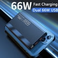thumbnail image 4 of Banco de energía de 30000mAh, cargador de batería externo de 66W, carga superrápida para iPhone 13, 14, Huawei, Xiaomi, Samsung PD, 20W, nuevo, 4 of 4