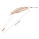 thumbnail image 2 of BEADCEST 2Ud Collar Pin Metal Vintage Pluma Para En Y Accesorios, 2 of 8
