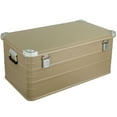 thumbnail image 7 of Crossover Aluminum Overland Storage, Trunk, Metal Cargo Case, Storage Box (4PC Combo, Tan) 30L, 50L, 95, 147L, 7 of 7