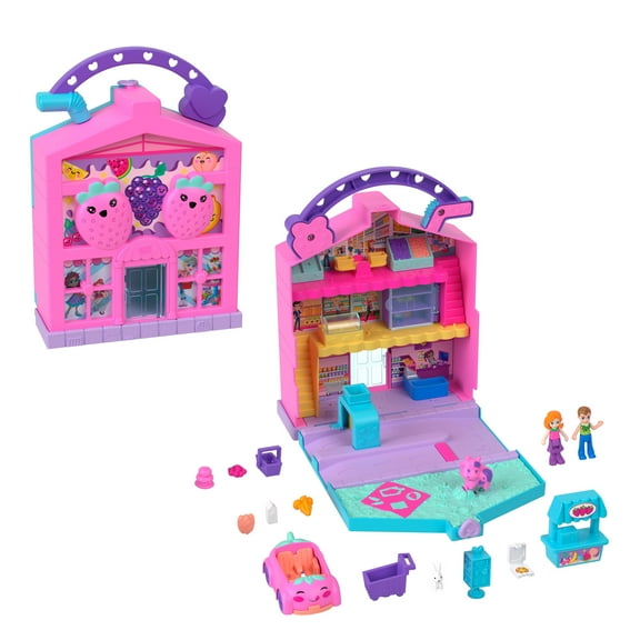 Polly Pocket Dolls & Playset, Food Toy with Micro Dolls and Accessories, Multi-Color