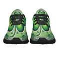 thumbnail image 5 of St Patrick's Day Shamrock Shoes Sneakers Black Size 3.5, 5 of 7