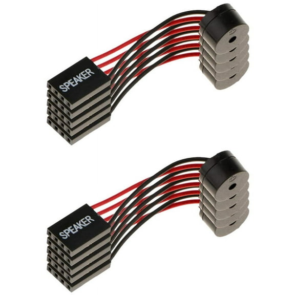 10Pcs Motherboard Speaker Buzzer PC Computer Motherboard Internal Beep Buzzer for Computer Repair