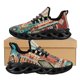 thumbnail image 1 of Zapatillas de deporte tribales de moda, zapatos casuales con plataforma y cordones, zapatos de punto de malla con estampado tradicional étnico americano para mujer, 1 of 6