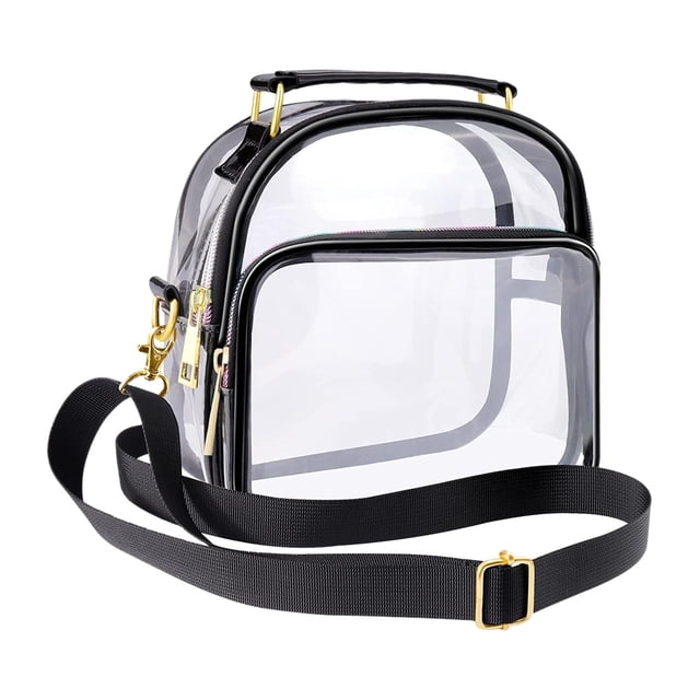 Bolsa de Maquillaje Transparente, Bolsa para Pañales, Bolsa Impermeable, Bolso de Hombro, Bolsas de Viaje Transparentes para Cuidado de el, Maqui
