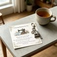thumbnail image 4 of SIfdSeng Get it Fast Sewing Machine Keychain with Poem Card Sewing Charm Key Ring Appreciation for Seamstress Tailor Quilter Sewing Lover, 4 of 7