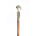 thumbnail image 4 of Bubba Stik Walking Cane Texas Style Walking Stick Made of Mahogany Stained Tennessee Hardwood and Topped with a Brass Hame Handle from a Real Horse Collar Harness. Made in Texas by Real Texans., 4 of 4