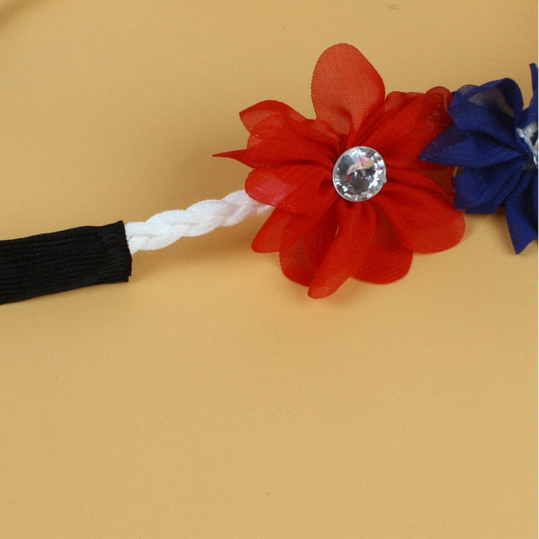 Red white and on sale blue hair accessories